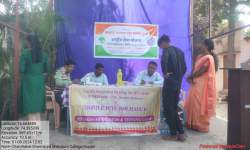 Health Checkup Camp at Ingali During NSS Camp