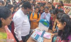 Information & Demo of the EVM machine for college students with the help of Panchyat Samitee, Hatkanangale