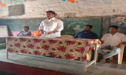 Special visit of MLA Member, Maharashtra at NSS Special Camp adopted village Talandage