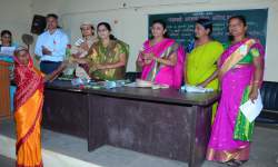 Felicitation of Sewage ladies workers on the occasion on 8th March World Women's Day