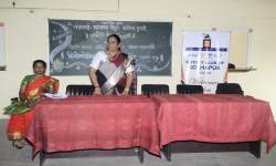 Guest lecture on Sanitary napkins for girls students