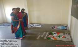 Rangoli Competition on the occasion of National Voters Day